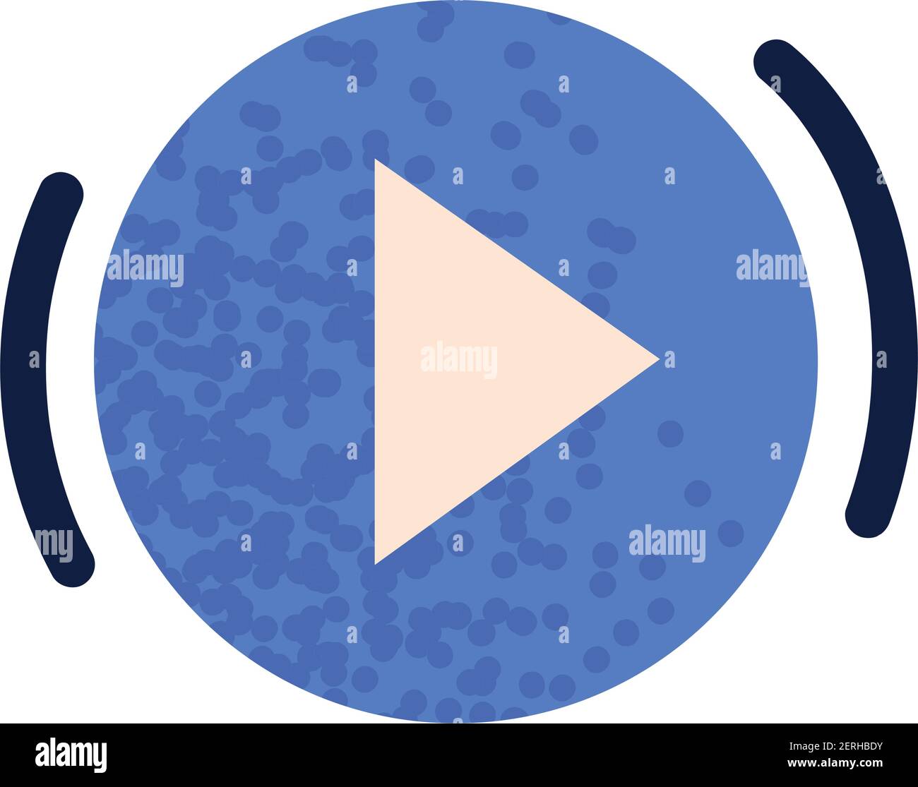 social media video player button Stock Vector Image & Art - Alamy