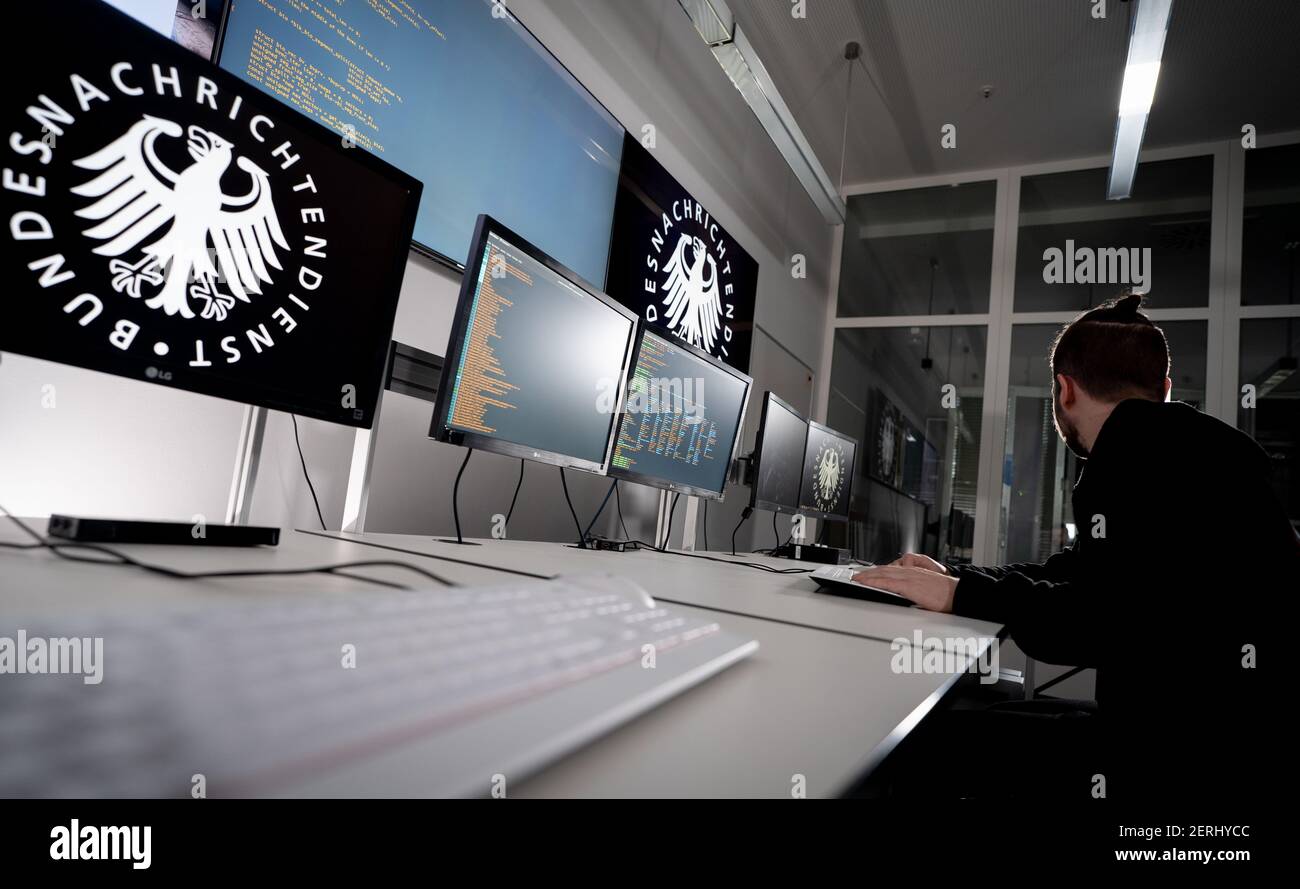 Berlin, Germany. 25th Feb, 2021. Lukas, a computer scientist and hacker ...