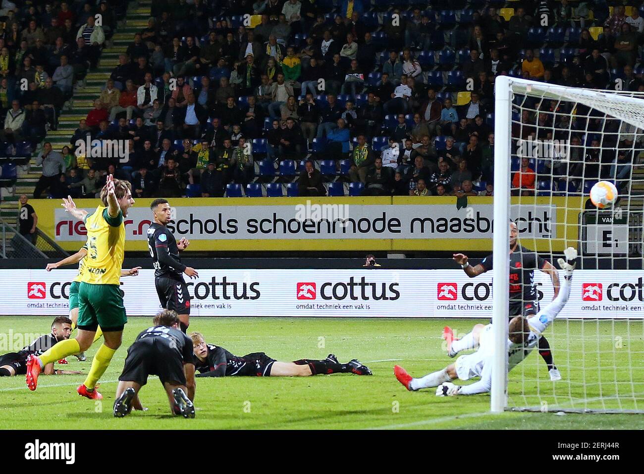 SITTARD, Netherlands, 01-09-2018, football, Dutch eredivisie, Fortuna  Sittard Stadium, season 2018-2019, Fortuna Sittard player Andrija  Novakovich scores here the 1-1 for Fortuna Sittard (Photo by Pro ShotsSipa  USA Stock Photo - Alamy