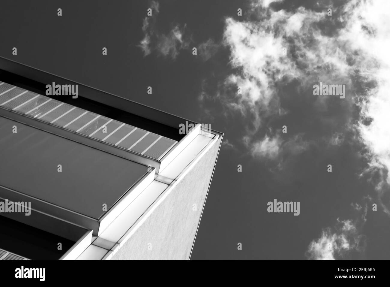 architecture abstract with cloud, london Stock Photo