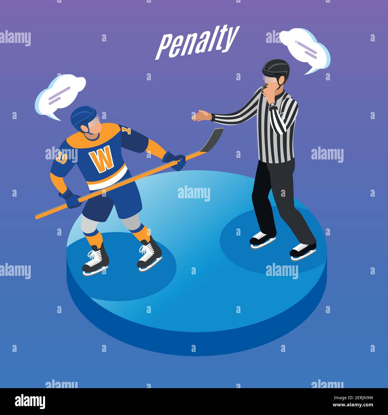 Hockey Referee Wall Art the Penalty Box Hockey Decal Boys 