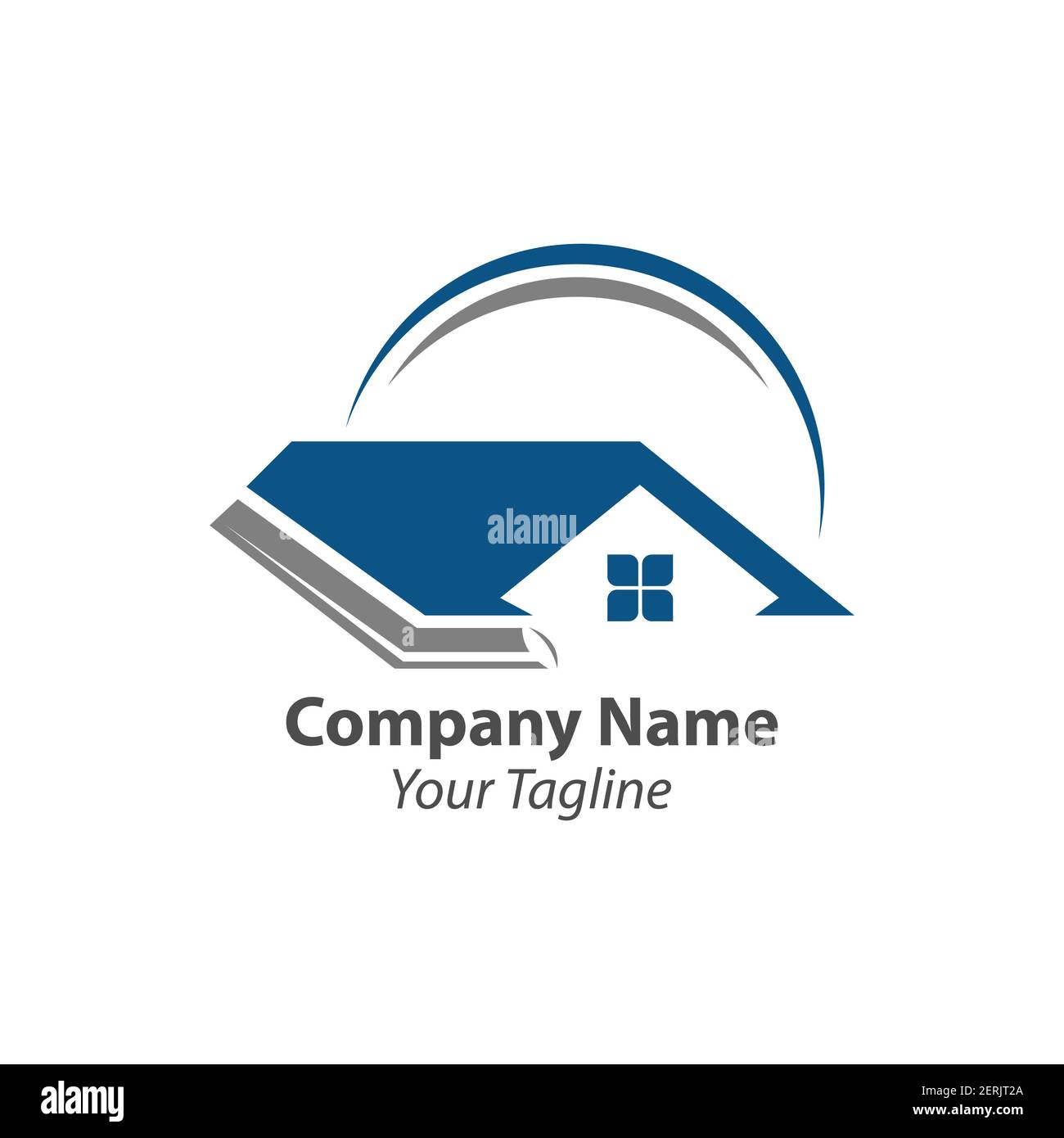 gutter and house roof logo template. Roof downspout vector design