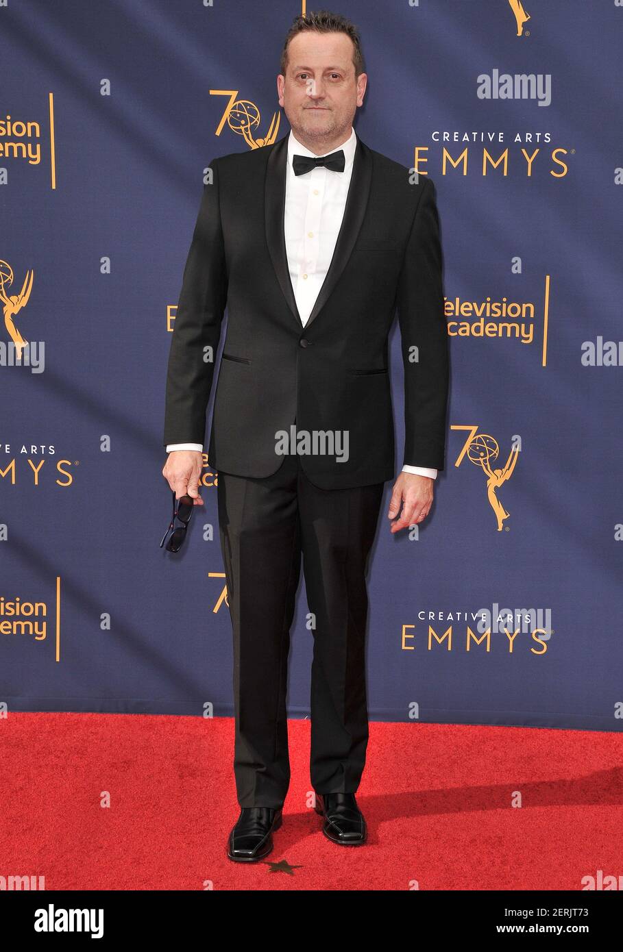 Mike Penketh arrives at the 2018 Creative Arts Emmy Awards - Day 1 held at the Microsoft Theater in Los Angeles, CA on Saturday, September 8, 2018. (Photo By Sthanlee B. Mirador/Sipa USA) Stock Photo
