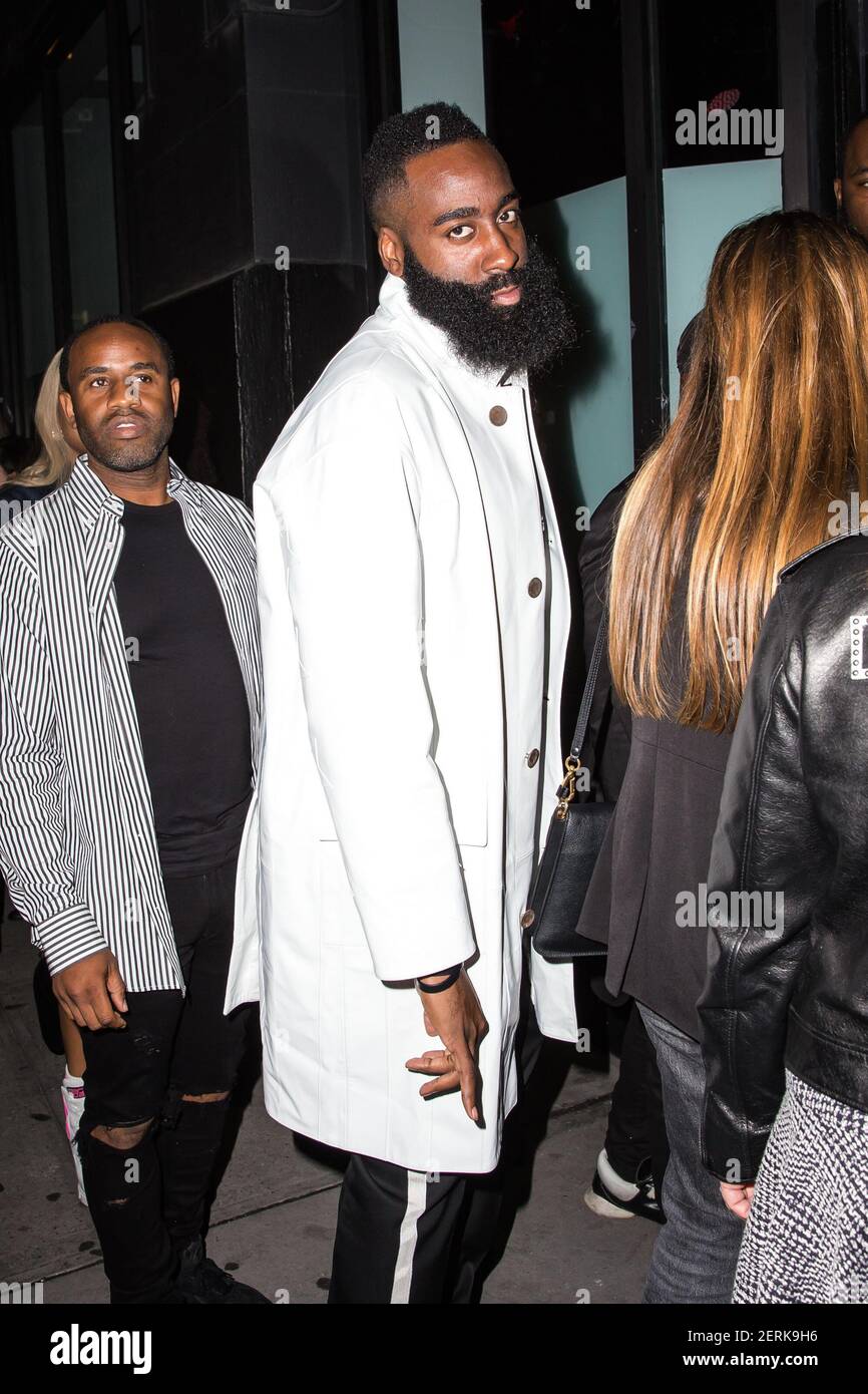 Professional basketball player James Harden attends the Calvin Klein  Collection during New York Fashion Week on September 11, 2018 in New York,  NY. (Photo by Joe Russo / Sipa USA Stock Photo - Alamy