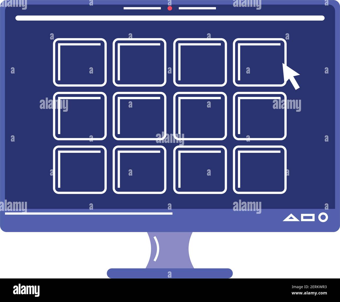 Display clicking Stock Vector Images - Alamy