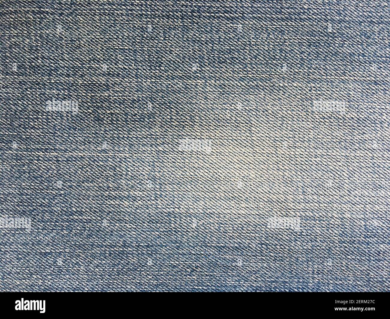 Blue jeans texture background with copy space for design Stock Photo