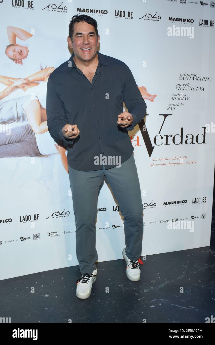 Actor Eduardo Santamarina during a press conference to promote 'La ...