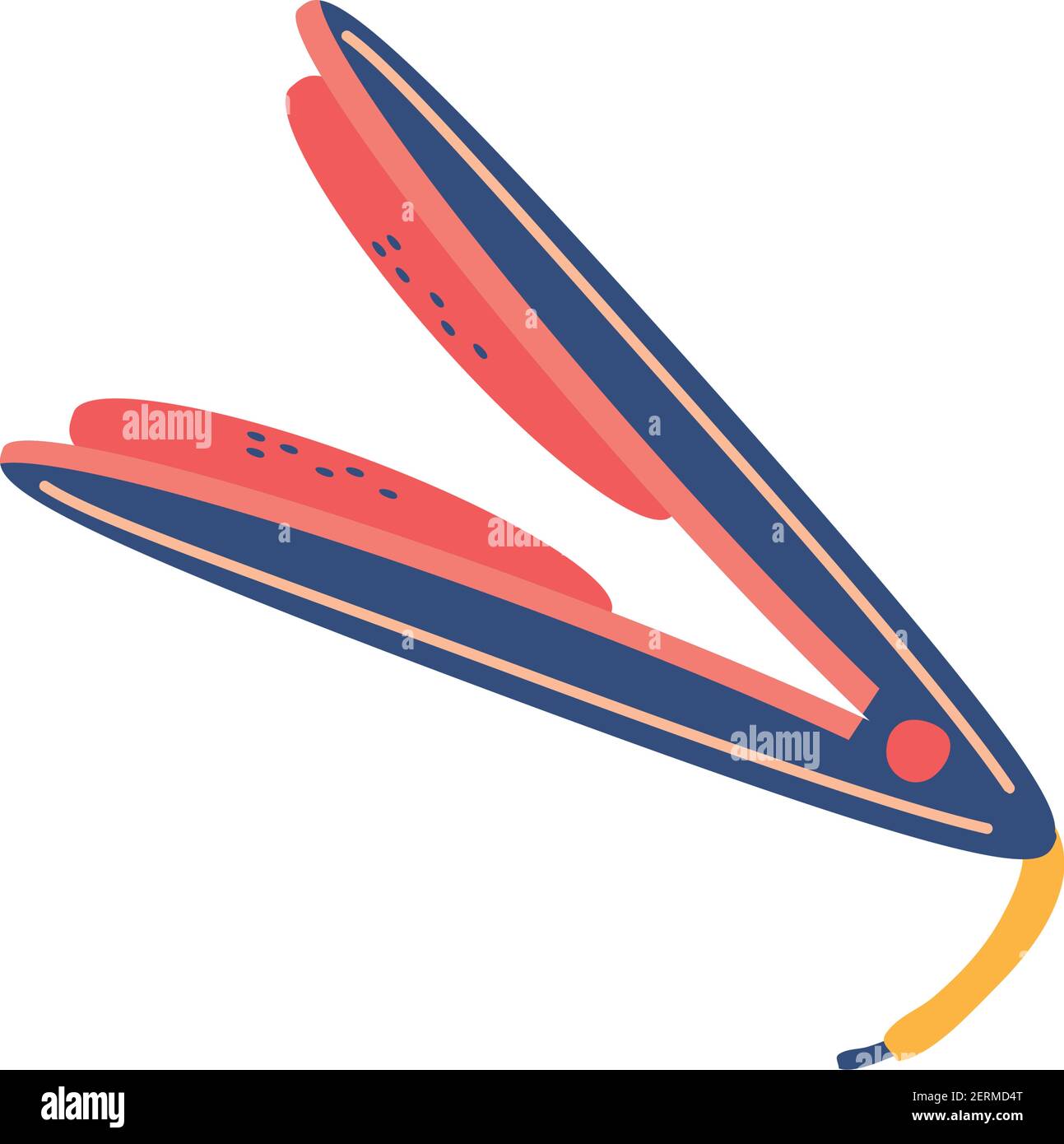 hair straightener cartoon care isolated Stock Vector Image & Art Alamy