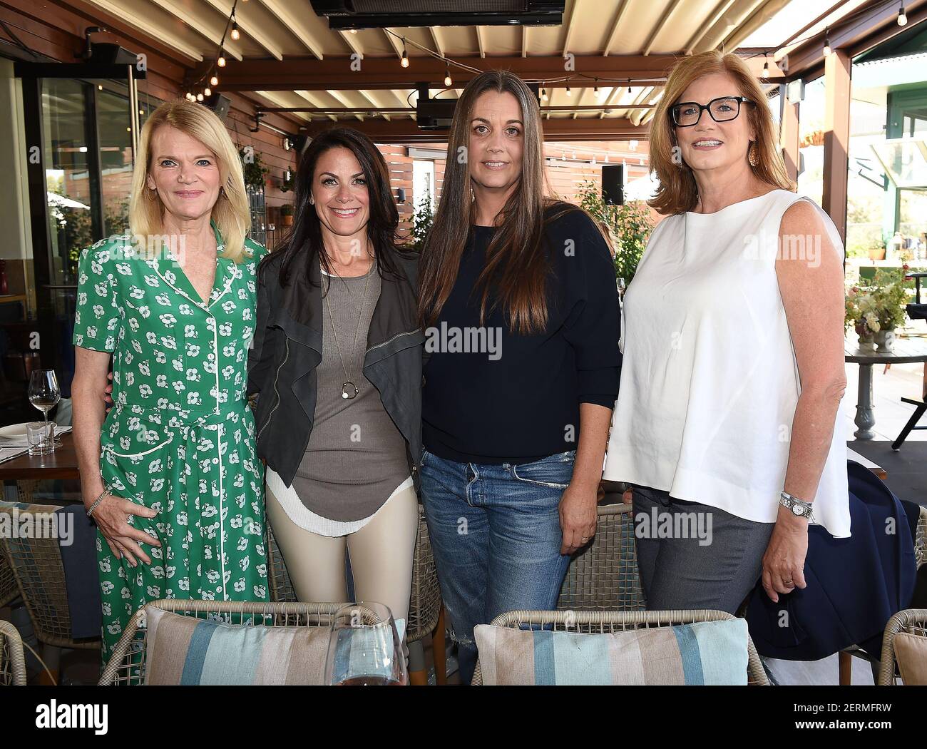 LOS ANGELES - SEPTEMBER 18: (L-R) Anne-Marie Grey, Executive Director & CEO  at USA for UNHCR, Martha Raddatz, Chief Global Affairs Correspondent for  ABC News, Kate Bosworth, Amy Williams, Citizens of Humanity