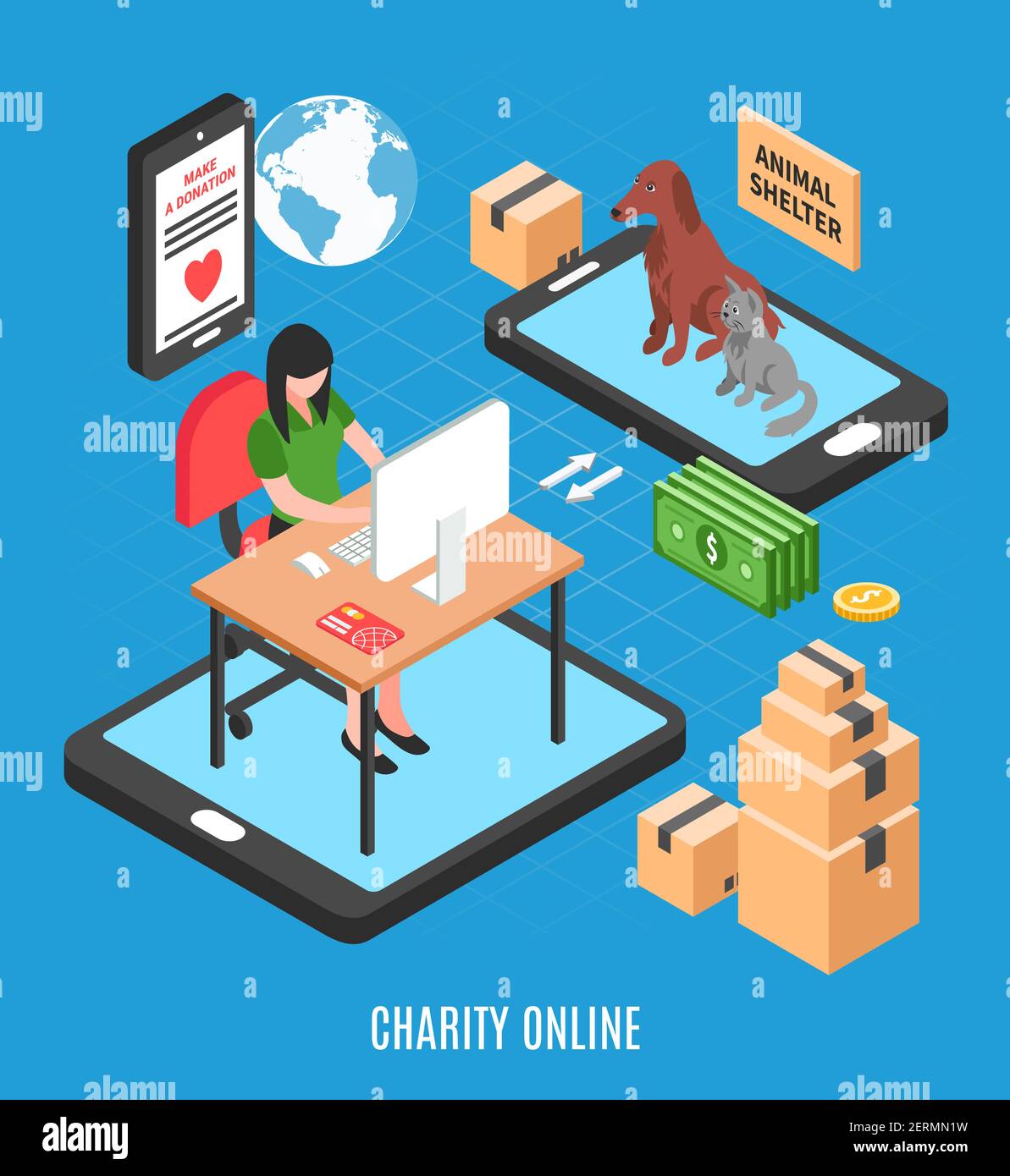 Shelter homeless charity Stock Vector Images - Alamy
