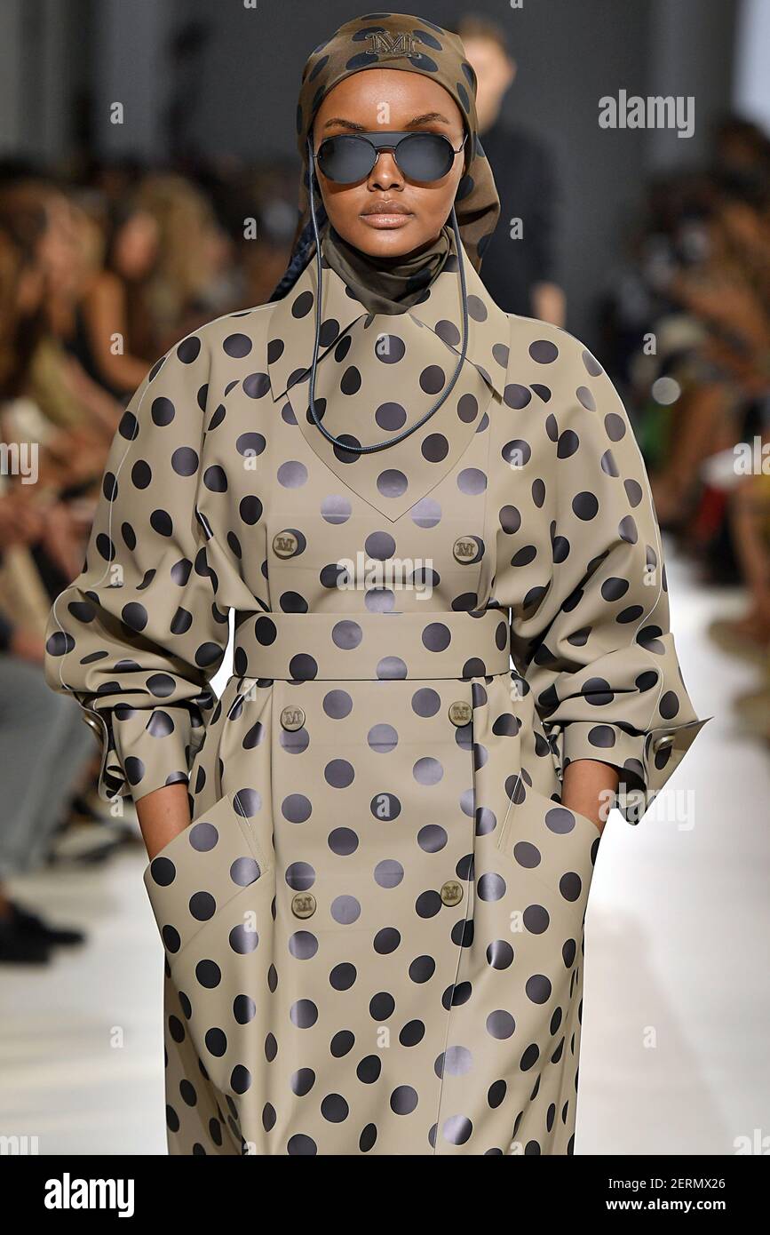 Halima Aden Walks the Runway at the Philipp Plein Fashion Show