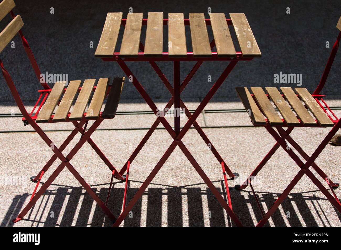 Cafe style table and chairs hires stock photography and images Alamy