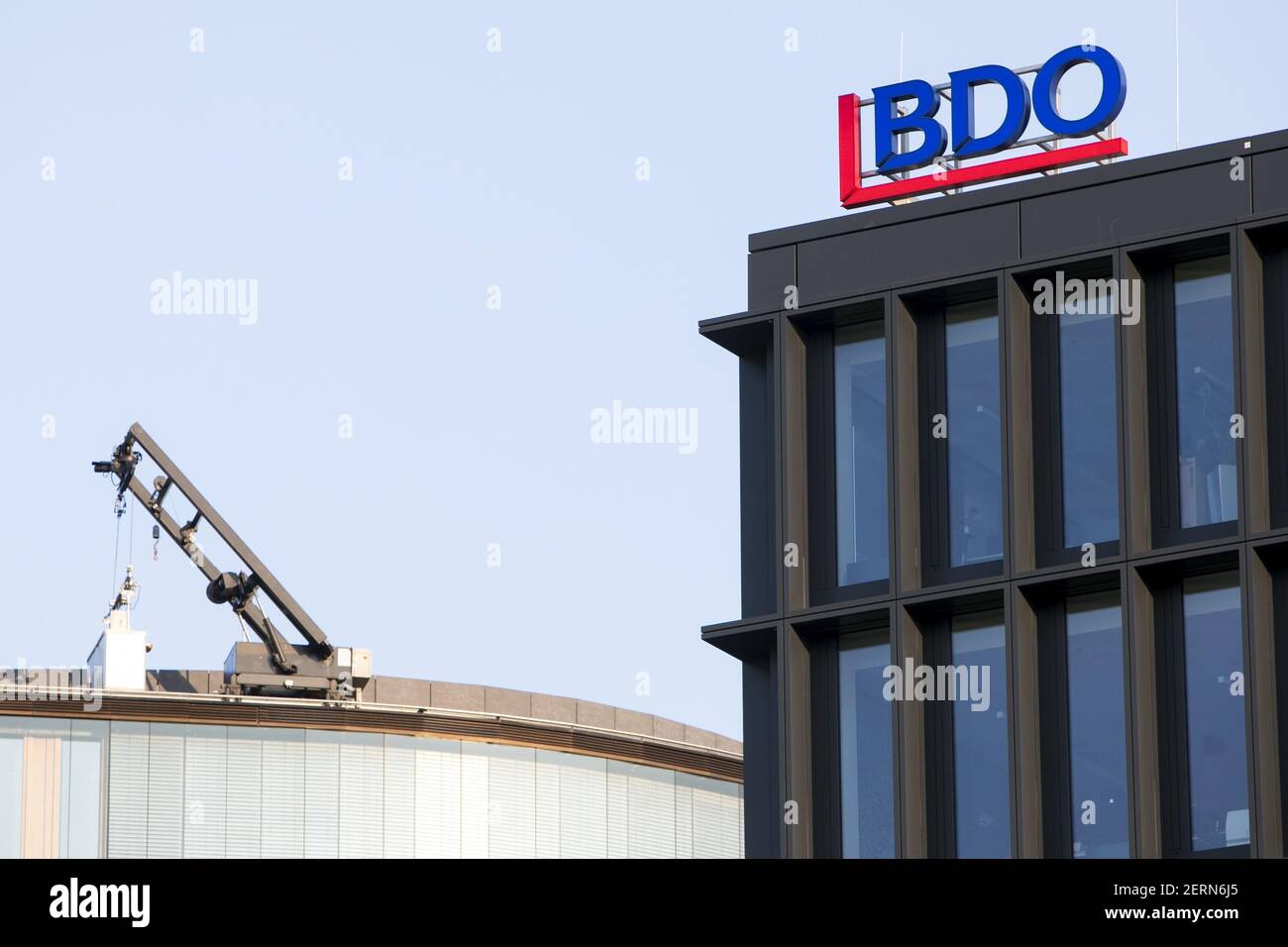 A logo sign outside of a facility occupied by BDO (Binder Dijker Otte