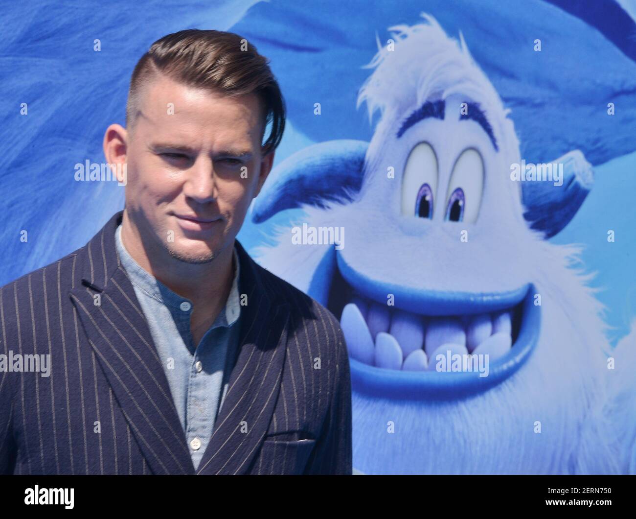 Channing Tatum arrives at the "Smallfoot" Los Angeles Premiere held at
