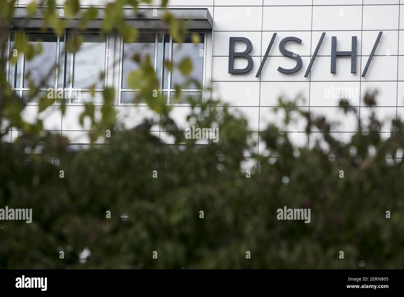 A Logo Sign Outside Of The Headquarters Of BSH Hausgeräte GmbH (BSH ...