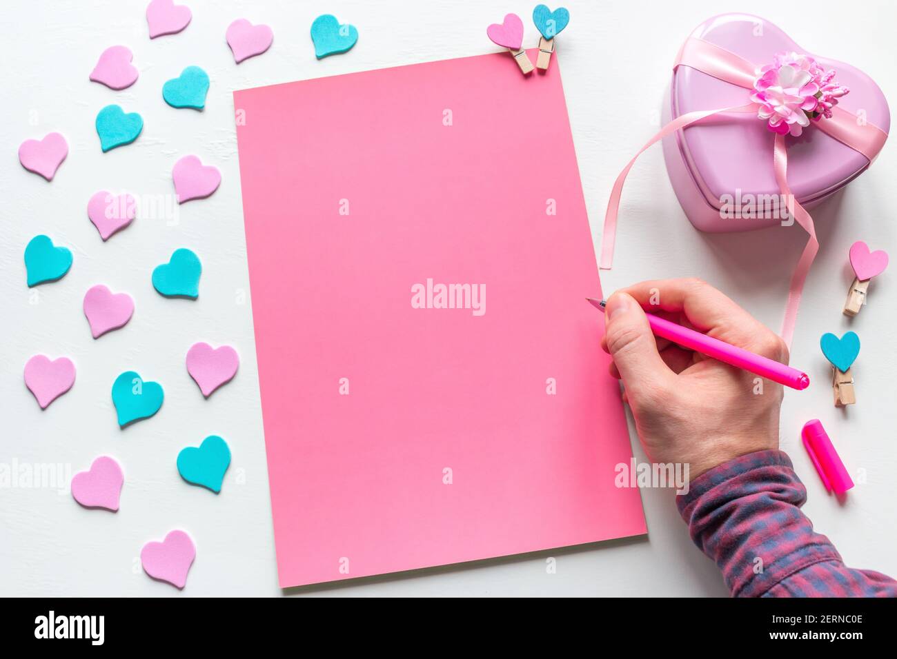 Mother day valentines letter hi-res stock photography and images - Alamy