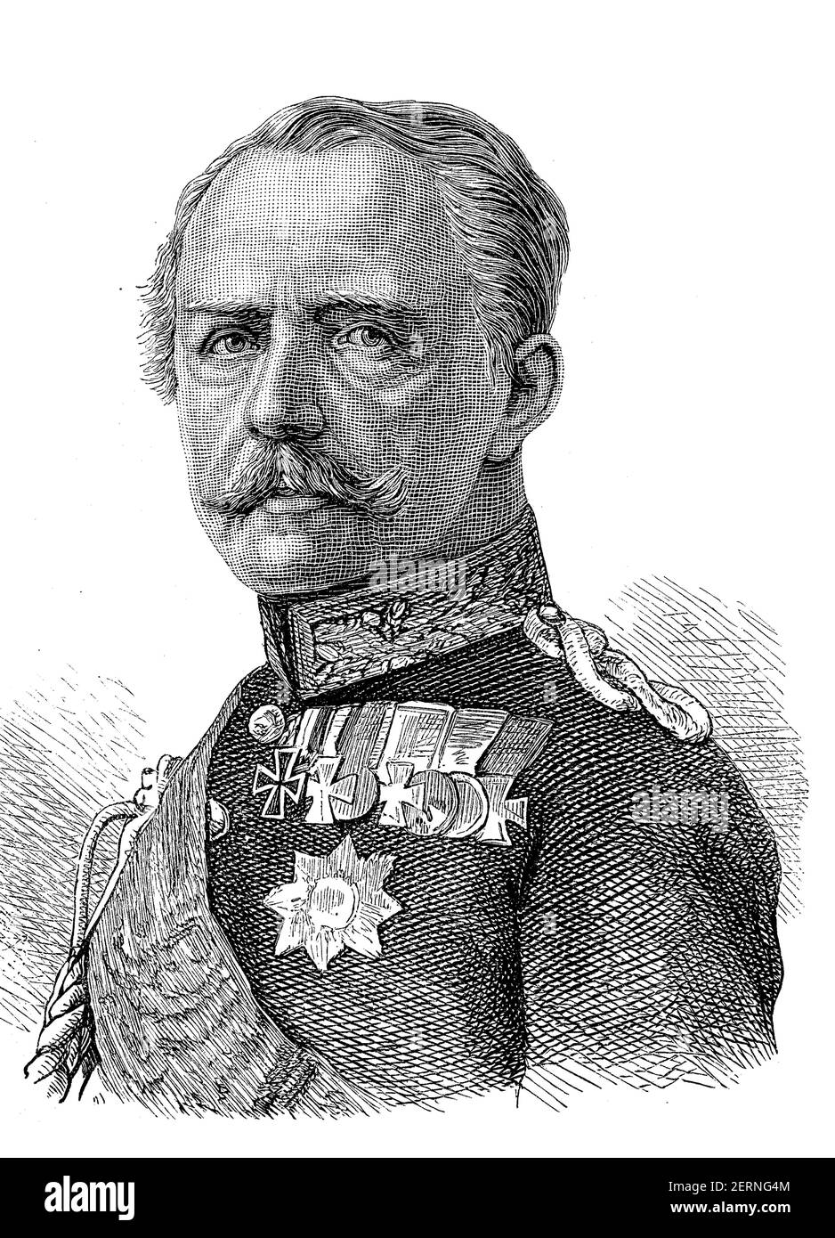 'Carl Alexander August Johann, also Karl Alexander August Johann (* June 24, 1818; † January 5, 1901), was Grand Duke of Saxe-Weimar-Eisenach  /  Carl Stock Photo