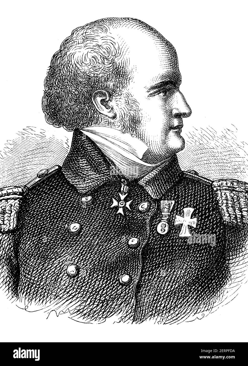 Sir John Franklin, April 15, 1786 - June 11, 1847, was a British rear admiral, polar explorer and lieutenant governor of Van Diemens Land, present-day Stock Photo