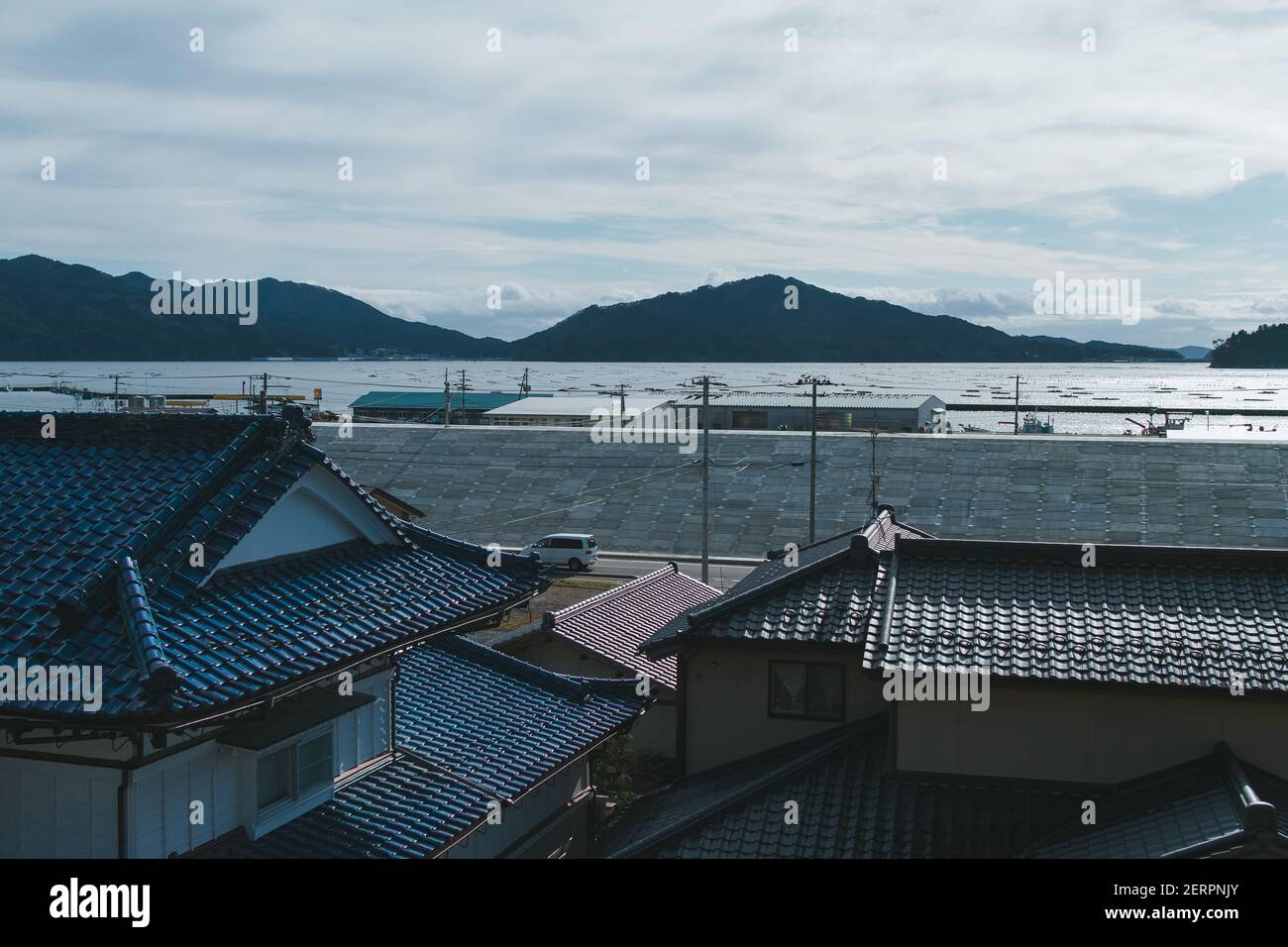 Japan tsunami barrier wall
