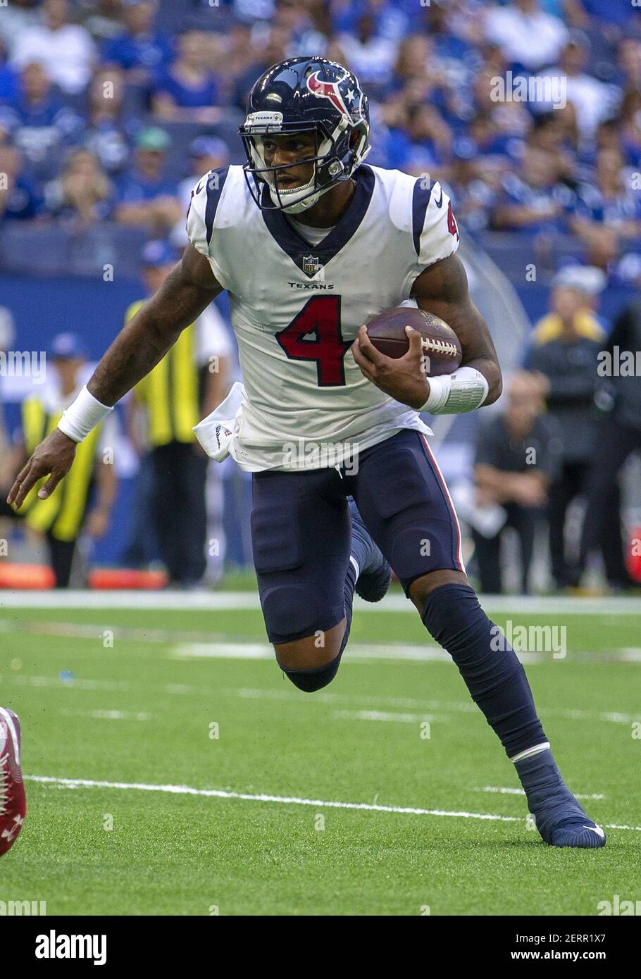 September 30, 2018: Houston Texans quarterback Deshaun Watson (4) runs ...