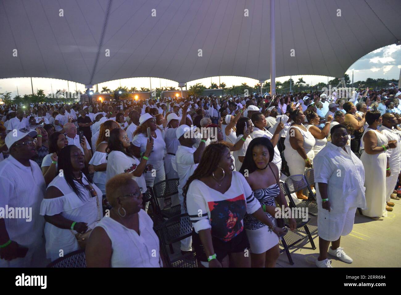 MIRAMAR, FL SEPTEMBER 29 Atmosphere during the all White Party