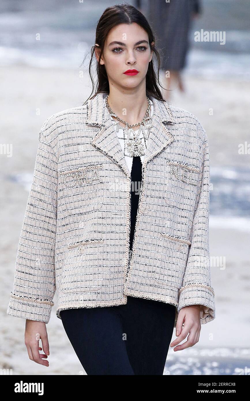 Model Vittoria Ceretti walks on the runway during the Chanel Fashion Show  during Paris Fashion Week Spring Summer 2019 held in Paris, France on  October 2, 2018. (Photo by Jonas Gustavsson/Sipa USA