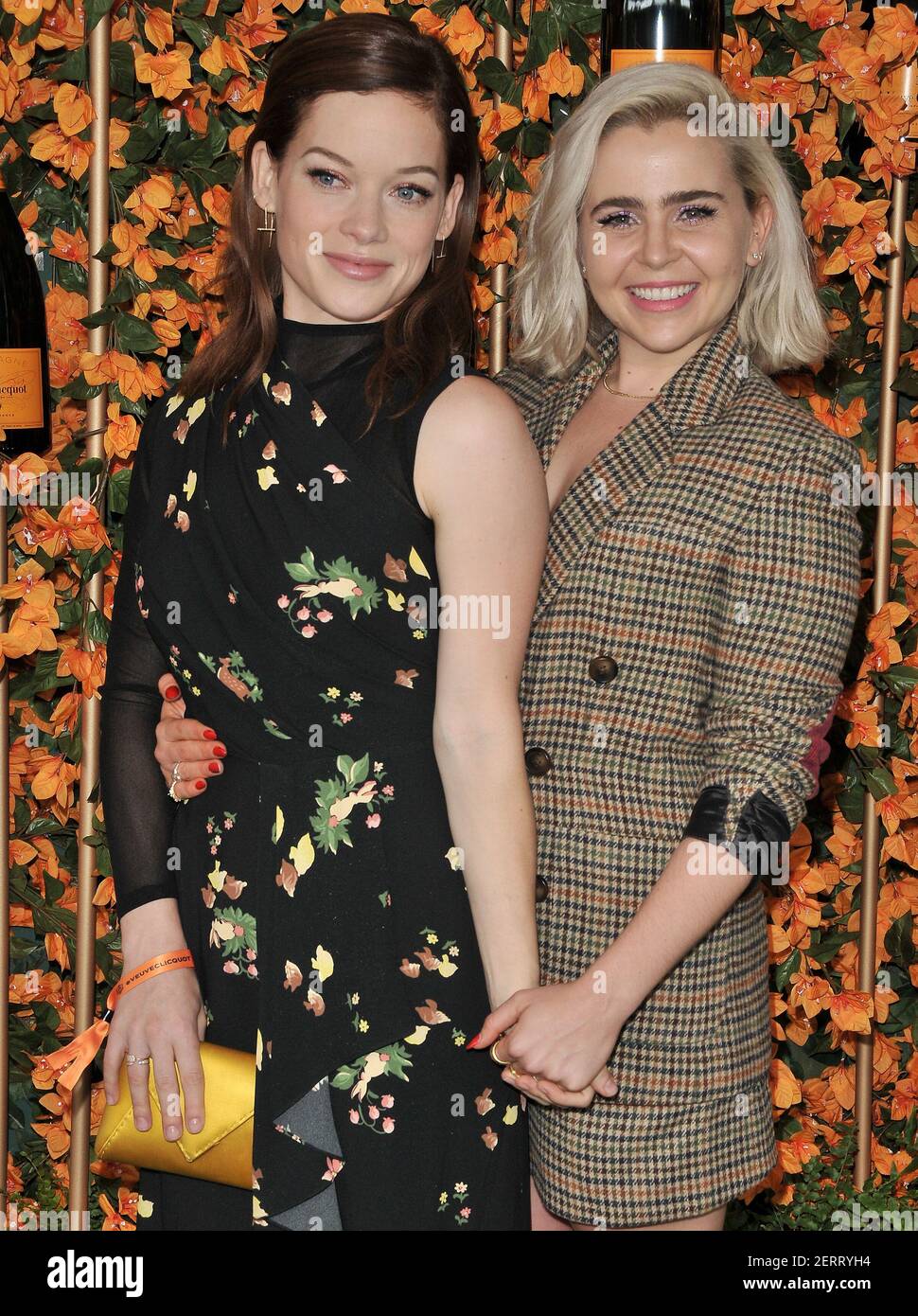 L-R) Jane Levy and Mae at the 9th Annual Veuve Clicquot Polo Classic Los Angeles held at the Will Rogers State Historic Park in Pacific Palisades, CA on Saturday, October 6,