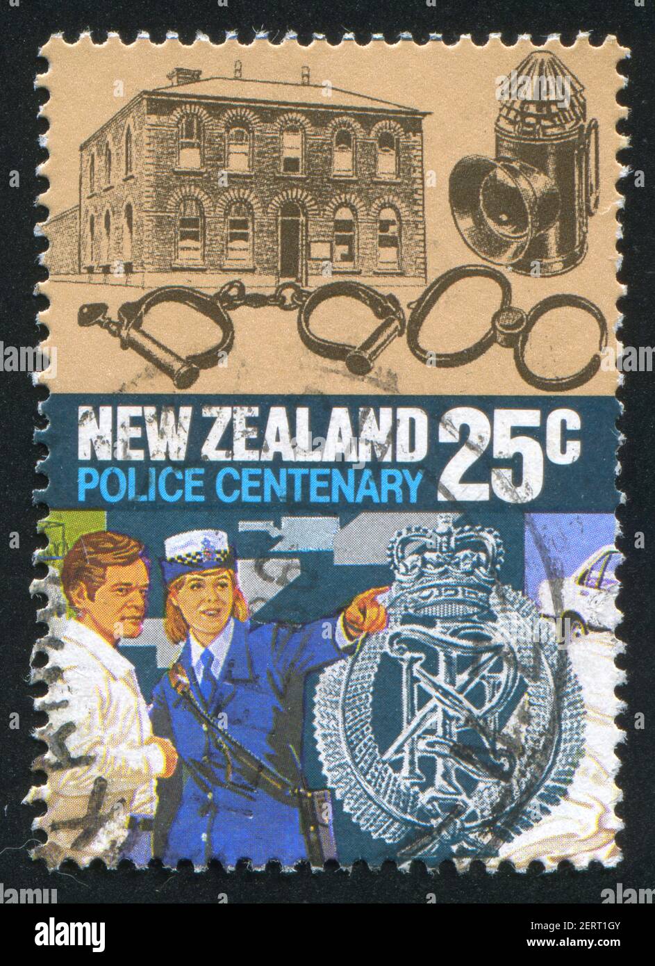New zealand police badge hi-res stock photography and images