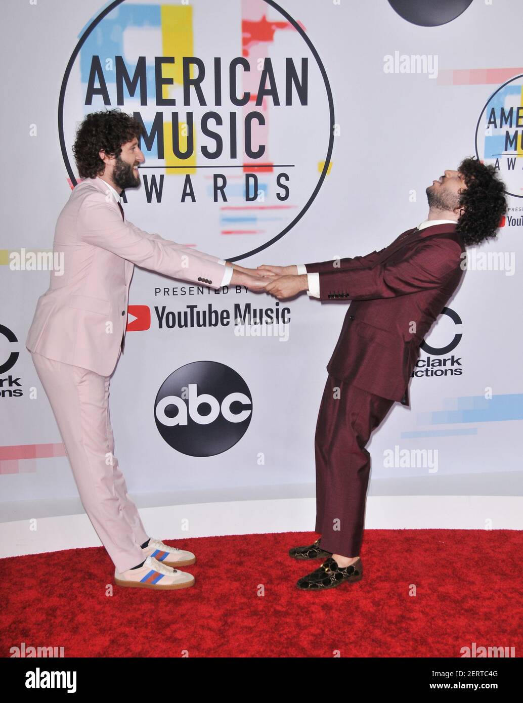 Lil Dicky and Benny Blanco at the 2018 American Music Awards held at ...