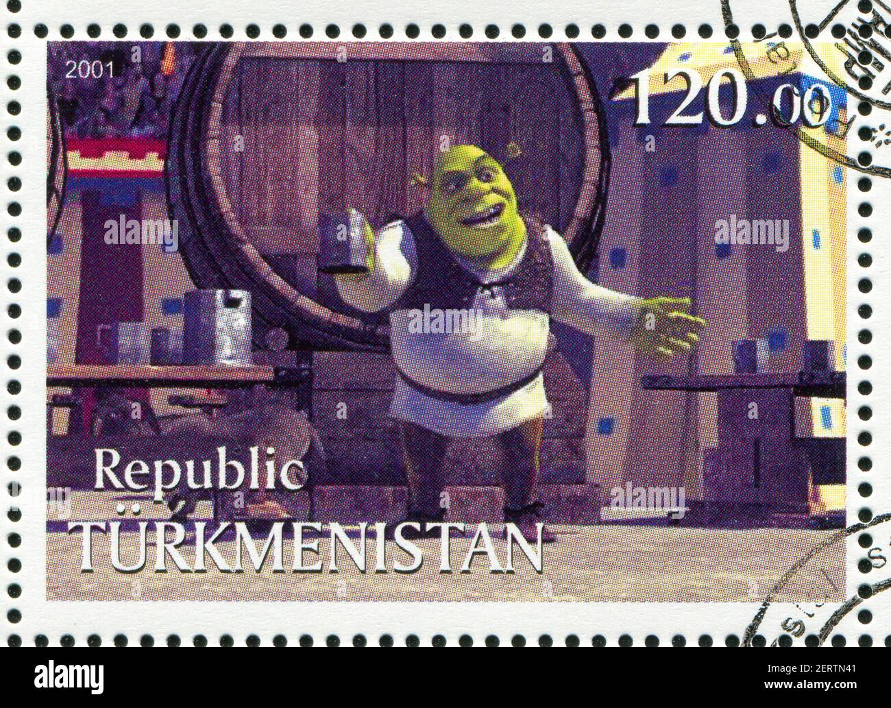 TURKMENISTAN - CIRCA 2001: stamp printed by Turkmenistan, shows , circa 2001 Stock Photo