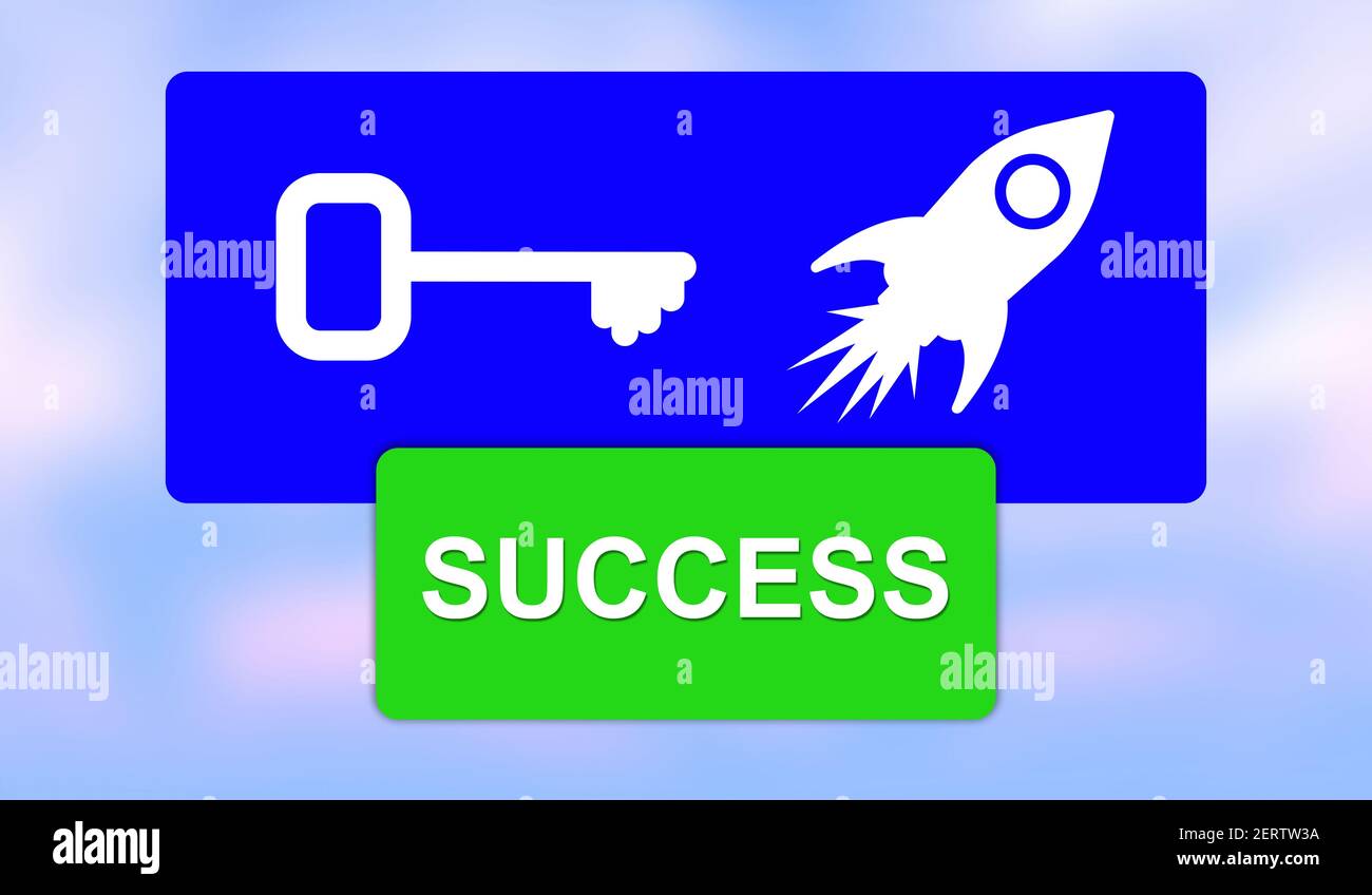 Illustration of a success concept Stock Photo - Alamy