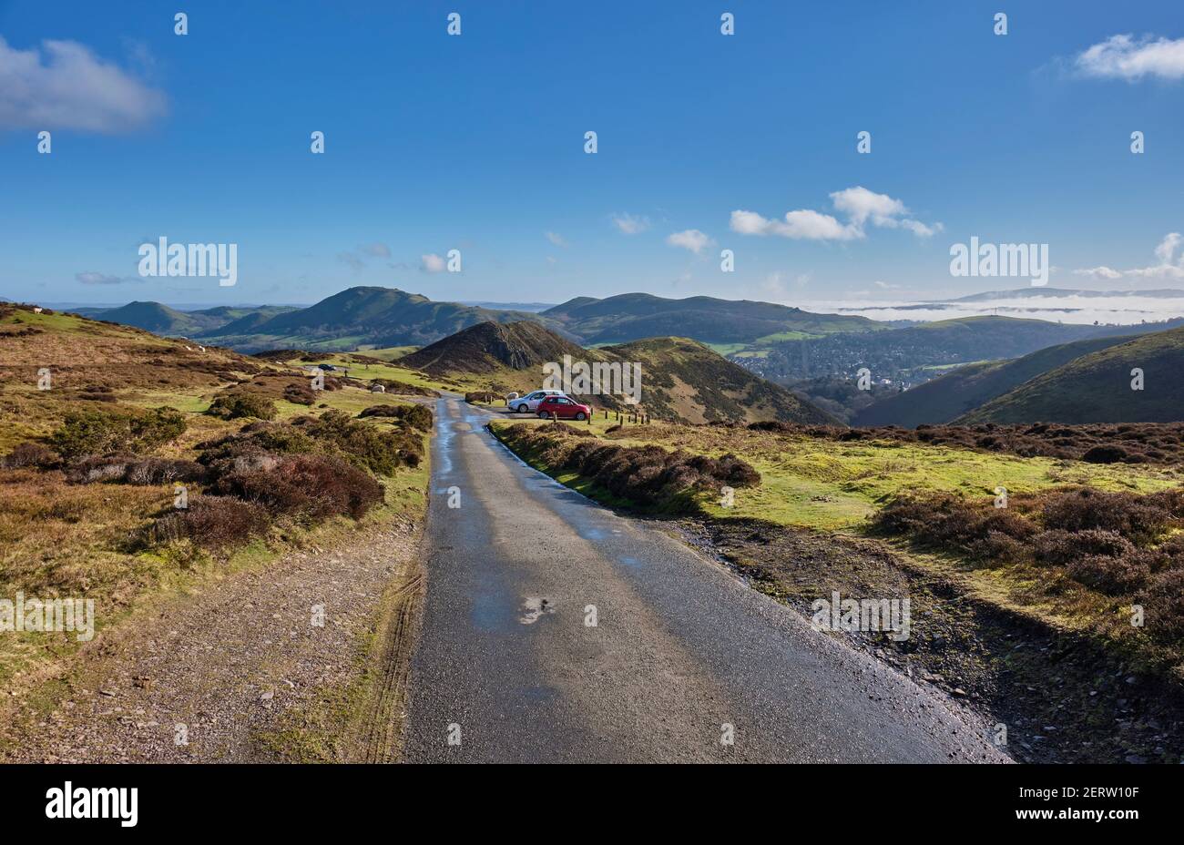 Hope Bowdler Hill, Caer Caradoc, The Lawley seen from The Burway on the