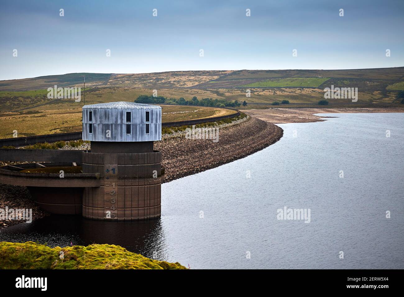 Grimwith Reservoir, North Yorkshire. Stock Photo