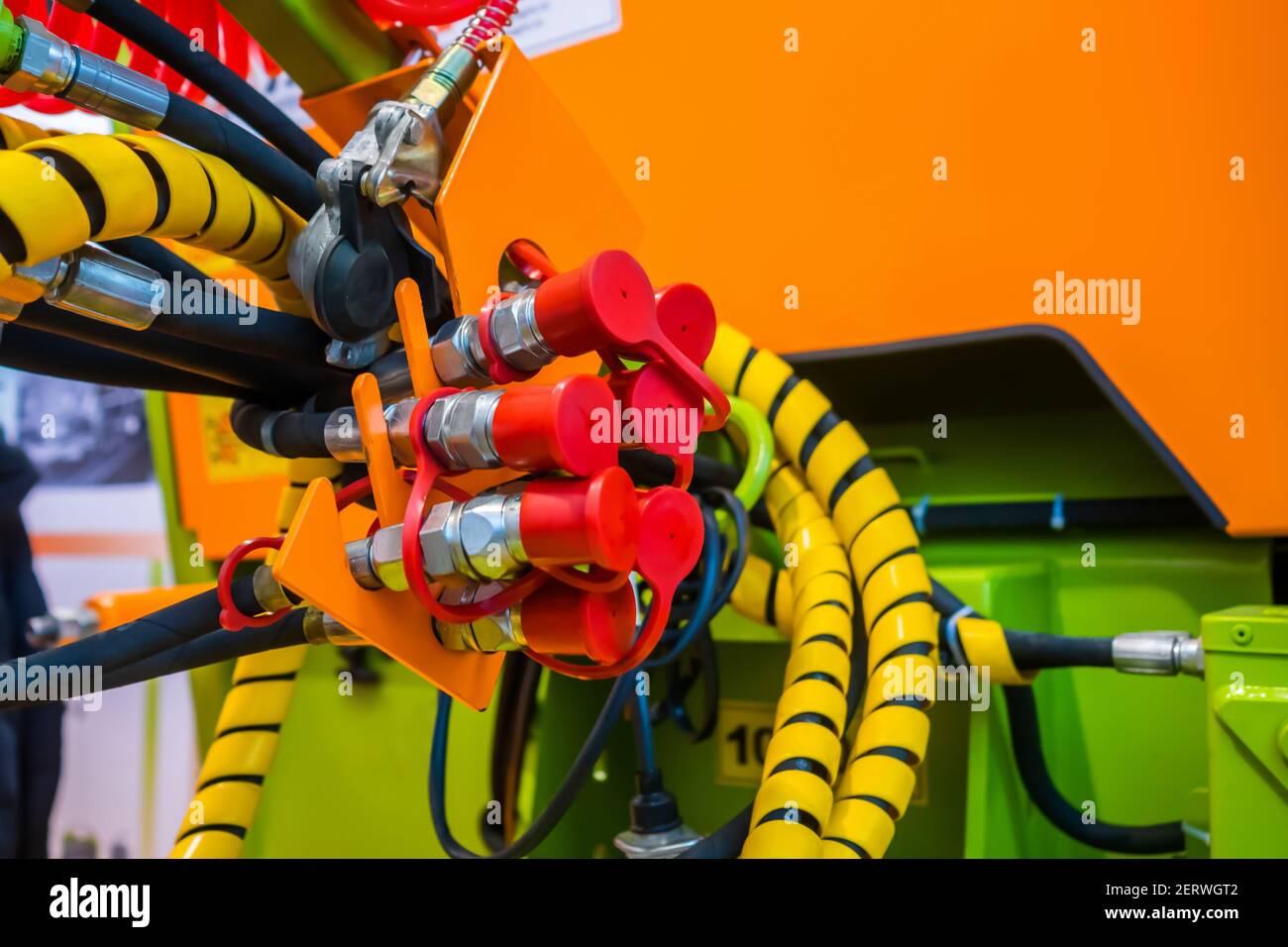 Connections hoses industrial tools equipment at agricultural