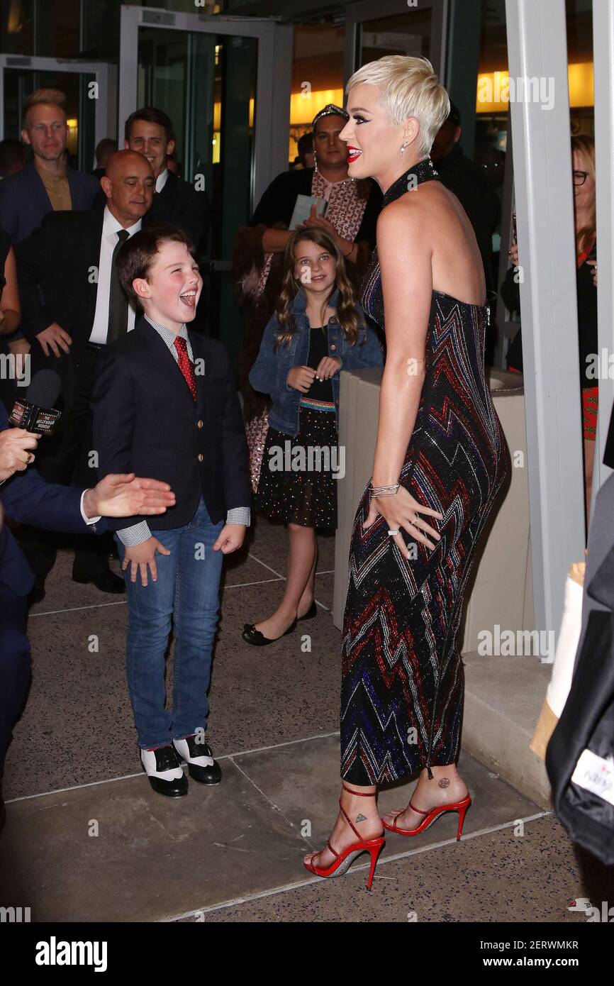 Katy Perry attends the Los Angeles Opening Night of musical 