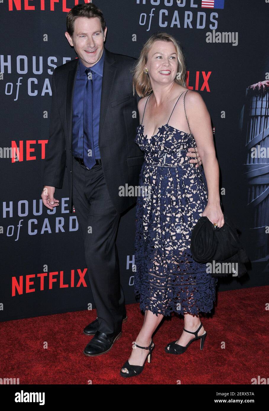 L-R) Derek Cecil and Costume Designer Melissa Bruning at Netflix's "House  Of Cards" Season 6 Los Angeles Premiere held at the DGA Theater in Los  Angeles, CA on Monday, ?October 22, 2018. (