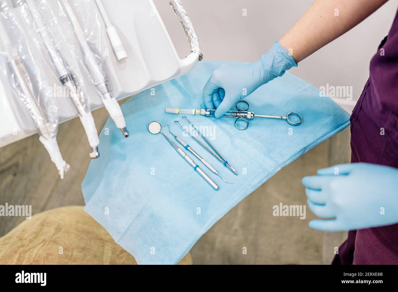 Stock photo of medical equipment used in dental clinic Stock Photo Alamy