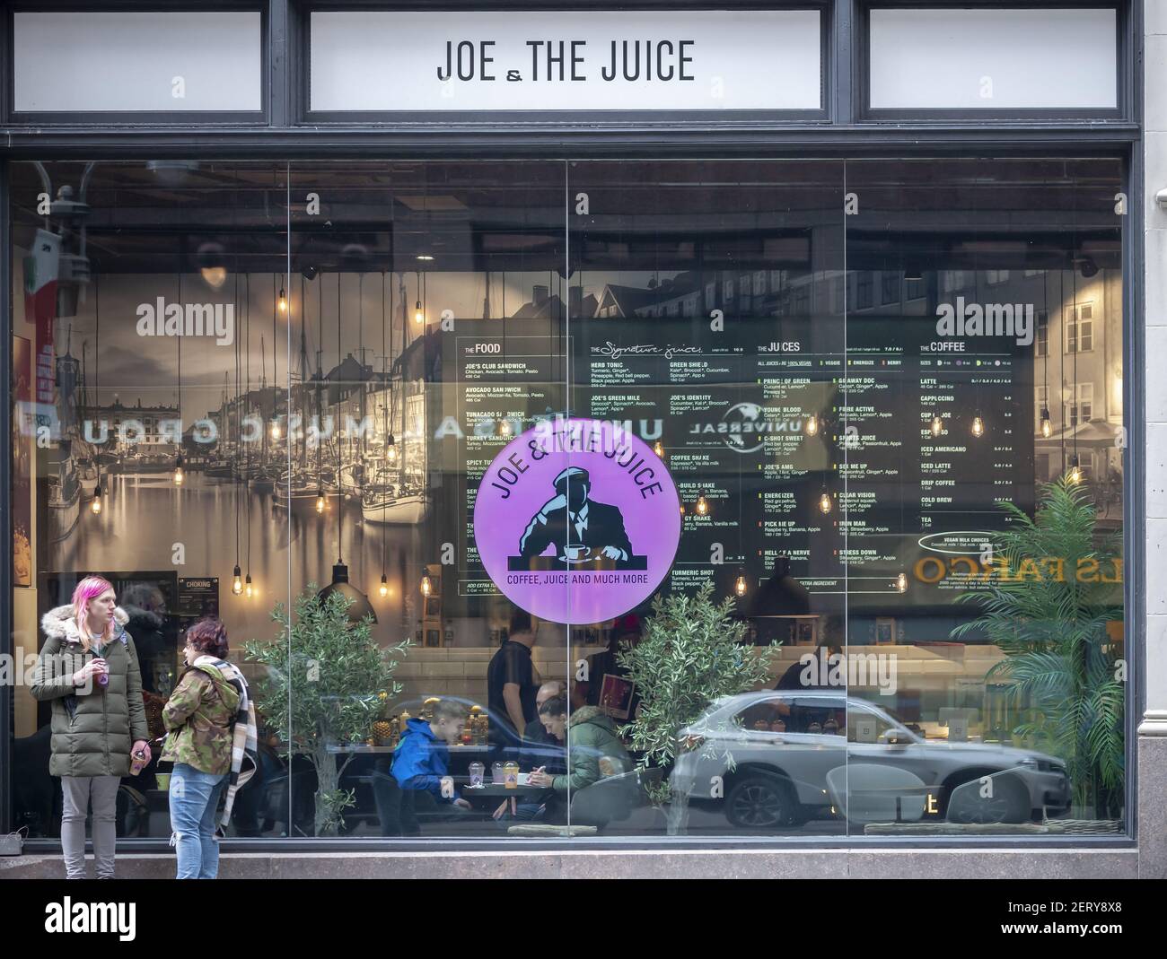A Joe &the Juice store in Midtown Manhattan in New York on Sunday