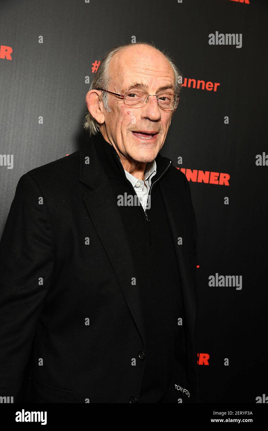 actor Christopher Lloyd attends the New York Premiere of "The Front Runner"  on October 30, 2018 at MOMA in New York, New York, USA. Robin Platzer/ Twin  Images/ SIPA USA Stock Photo - Alamy