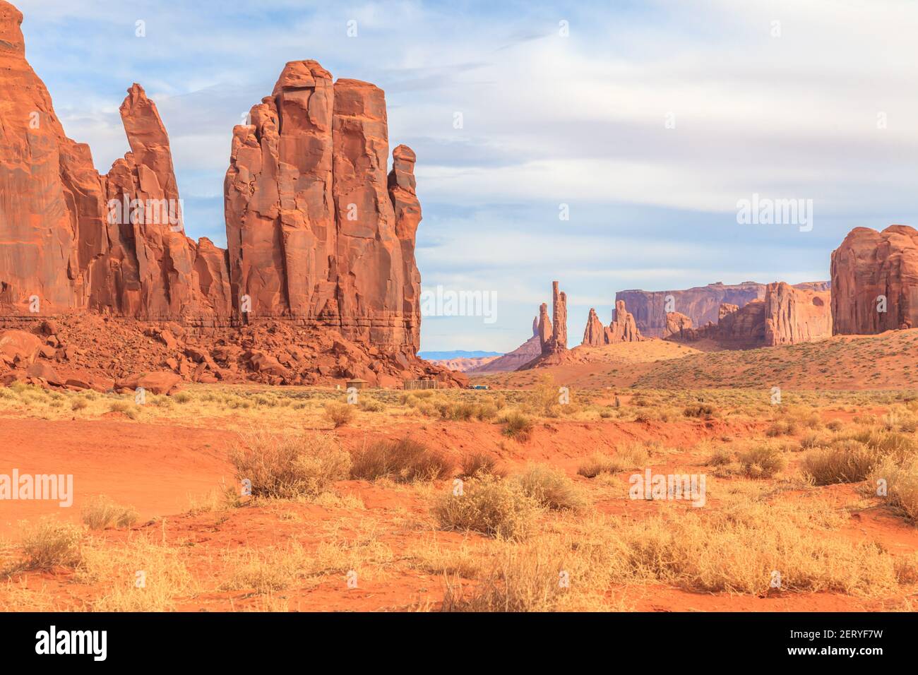 Rock formation at Monument Valley Stock Photo