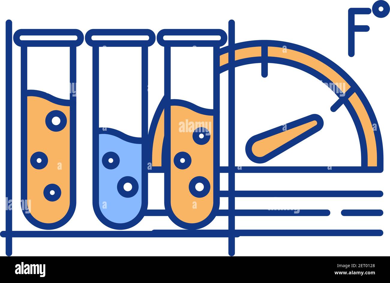 Cryopreservation RGB color icon Stock Vector