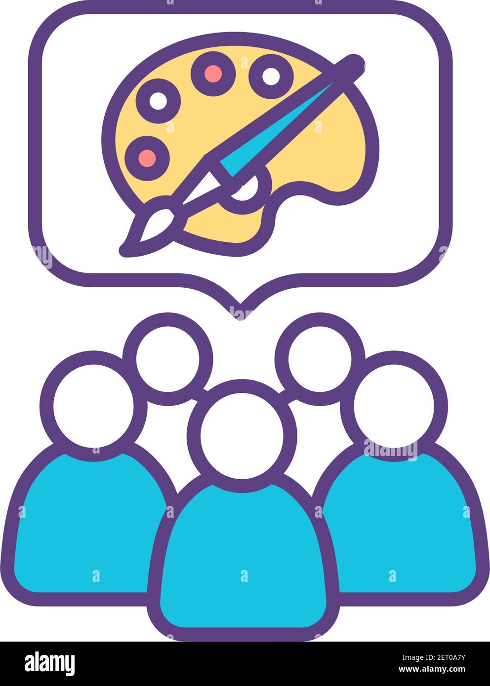 The artists community Stock Vector Images - Alamy