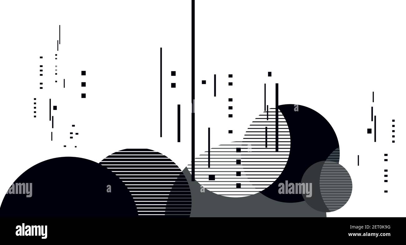 Abstract tech background with simple object Stock Vector Image & Art ...