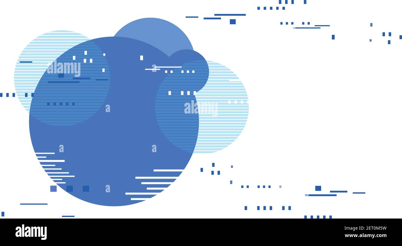 Abstract tech background with simple object Stock Vector Image & Art ...