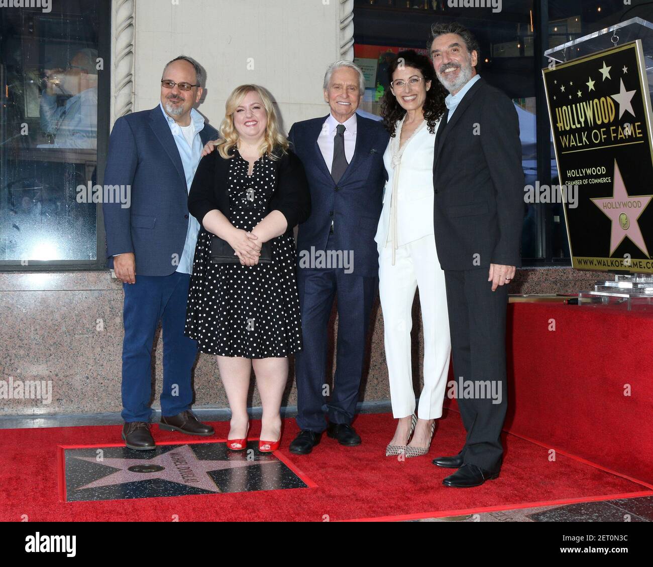 Al Higgins, Sarah Baker, Michael Douglas, Lisa Edelstein, Chuck Lorre ...