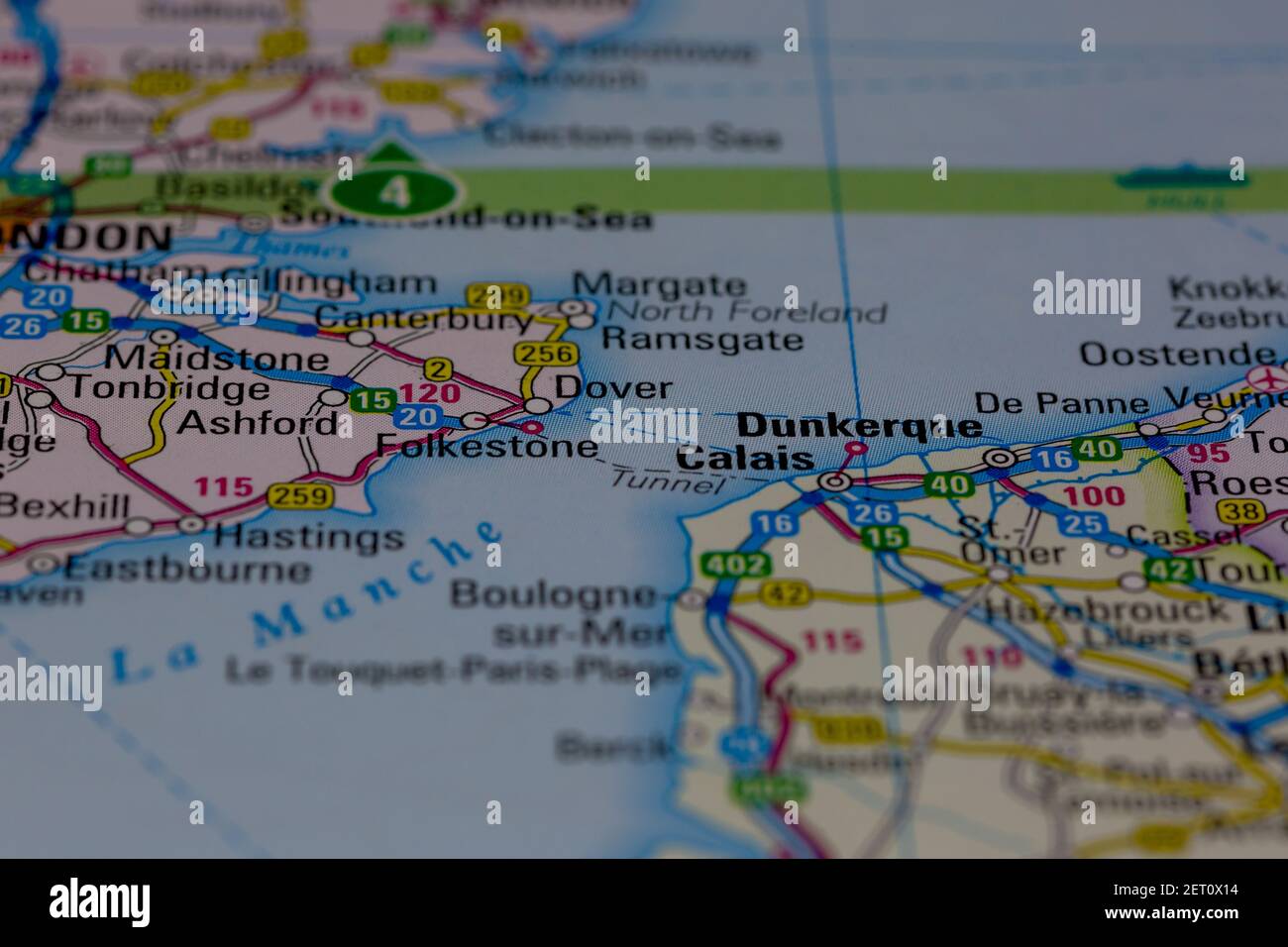 Dover Flag And Map Dover Road Map High Resolution Stock Photography And Images - Alamy