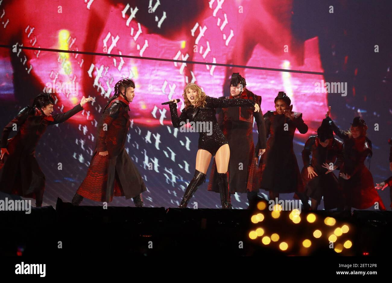 AUCKLAND, NEW ZEALAND - Taylor Swift performs at Mt Smart Stadium on