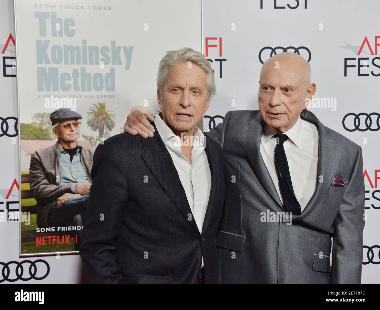 L R Michael Douglas And Alan Arkin At The AFI FEST 2018 The l-r-michael-douglas-and-alan-arkin-at-the-afi-fest-2018-the
