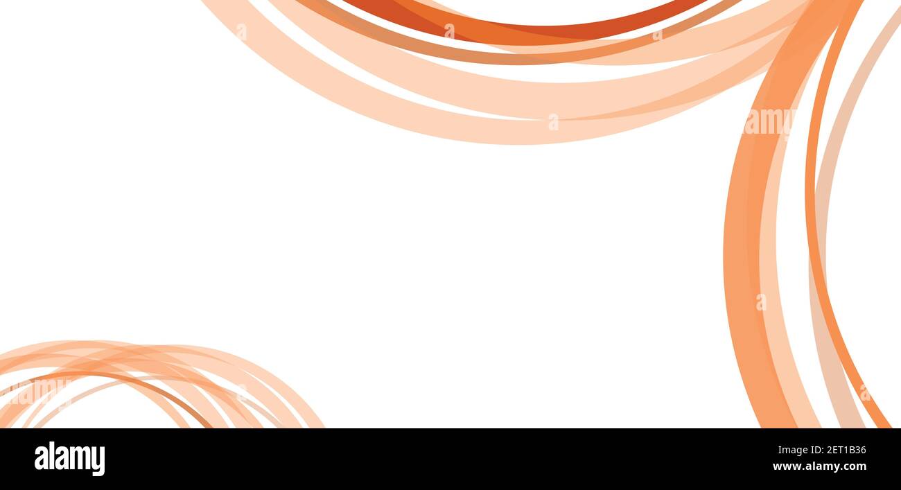 Abstract circles and waves on the white Stock Vector