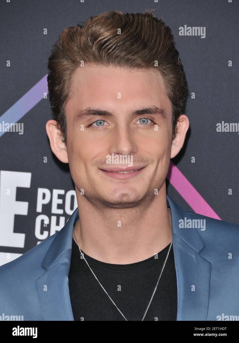 James Kennedy arrives at the 2018 E! People's Choice Awards held at the ...